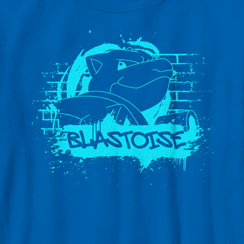 Boy's Pokemon Blastoise Paint Splatter T-Shirt