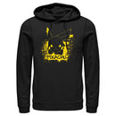 Men's Pokemon Pikachu Mural Pull Over Hoodie