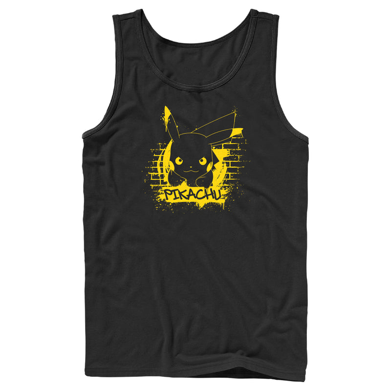 Men's Pokemon Pikachu Mural Tank Top