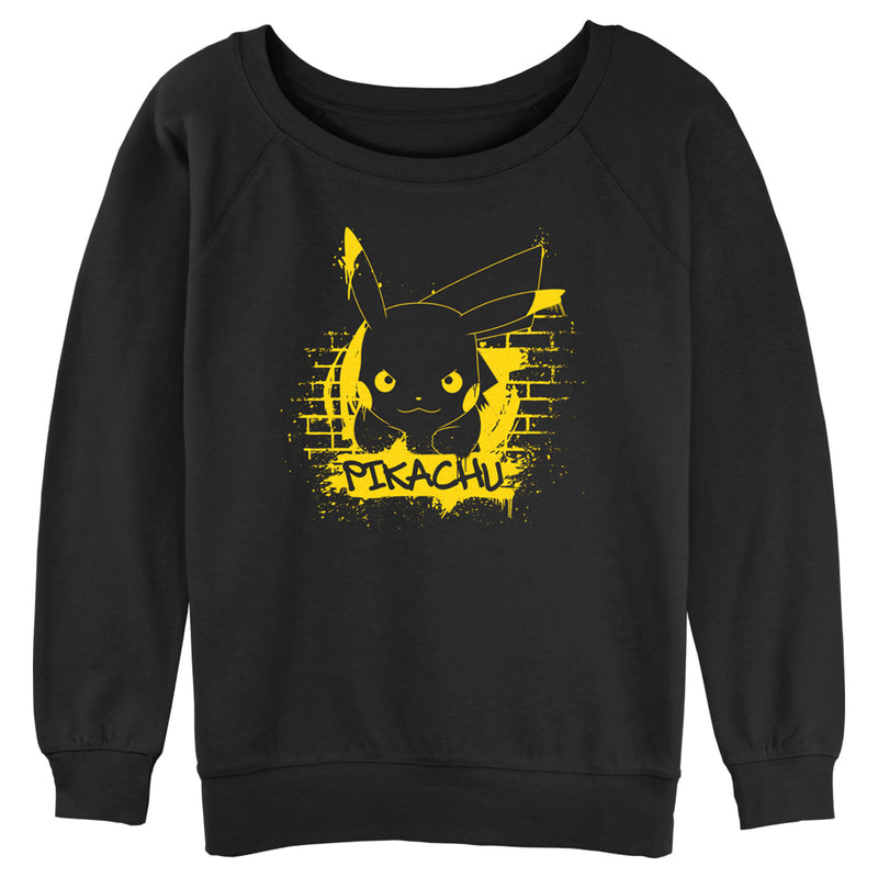 Junior's Pokemon Pikachu Mural Sweatshirt