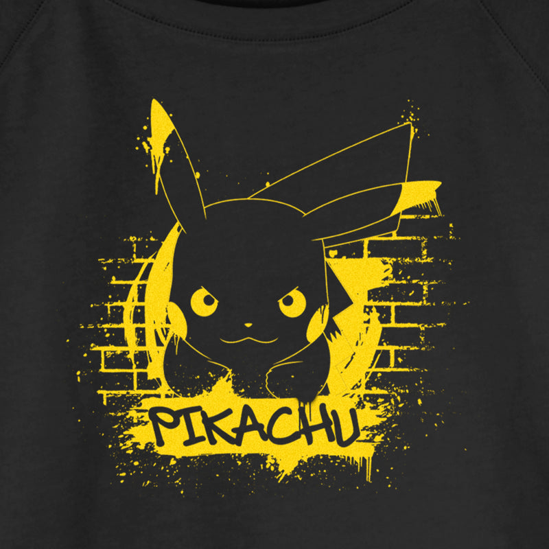 Junior's Pokemon Pikachu Mural Sweatshirt