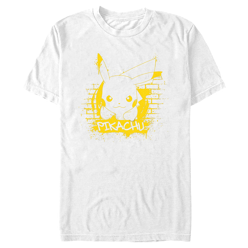 Men's Pokemon Pikachu Mural T-Shirt