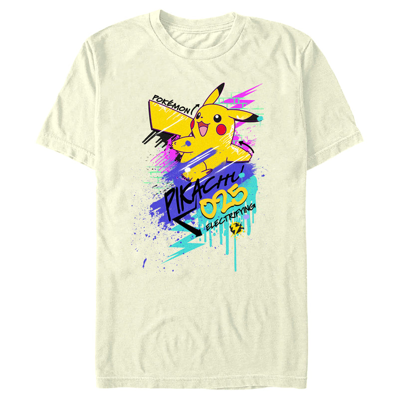 Men's Pokemon Pikachu 025 Electrifying T-Shirt