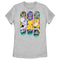 Women's Pokemon Mewtwo, Pikachu, and Psyduck Skateboard Decks T-Shirt