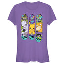 Junior's Pokemon Mewtwo, Pikachu, and Psyduck Skateboard Decks T-Shirt