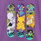 Girl's Pokemon Mewtwo, Pikachu, and Psyduck Skateboard Decks T-Shirt