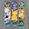 Women's Pokemon Mewtwo, Pikachu, and Psyduck Skateboard Decks Racerback Tank Top