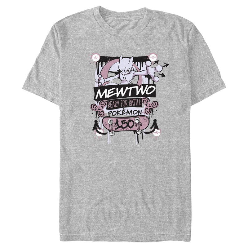 Men's Pokemon Mewtwo Ready for Battle T-Shirt