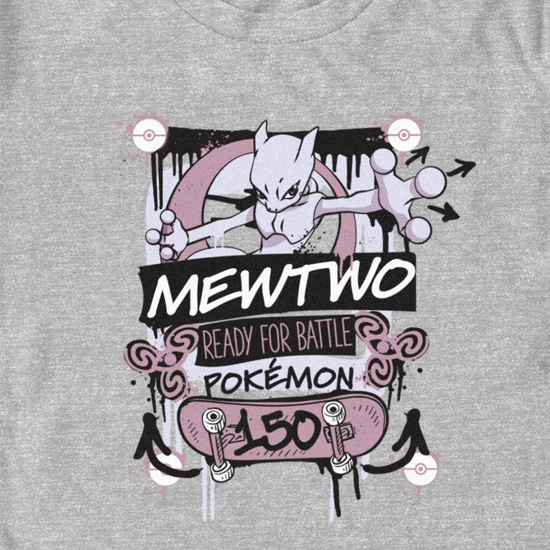 Men's Pokemon Mewtwo Ready for Battle T-Shirt