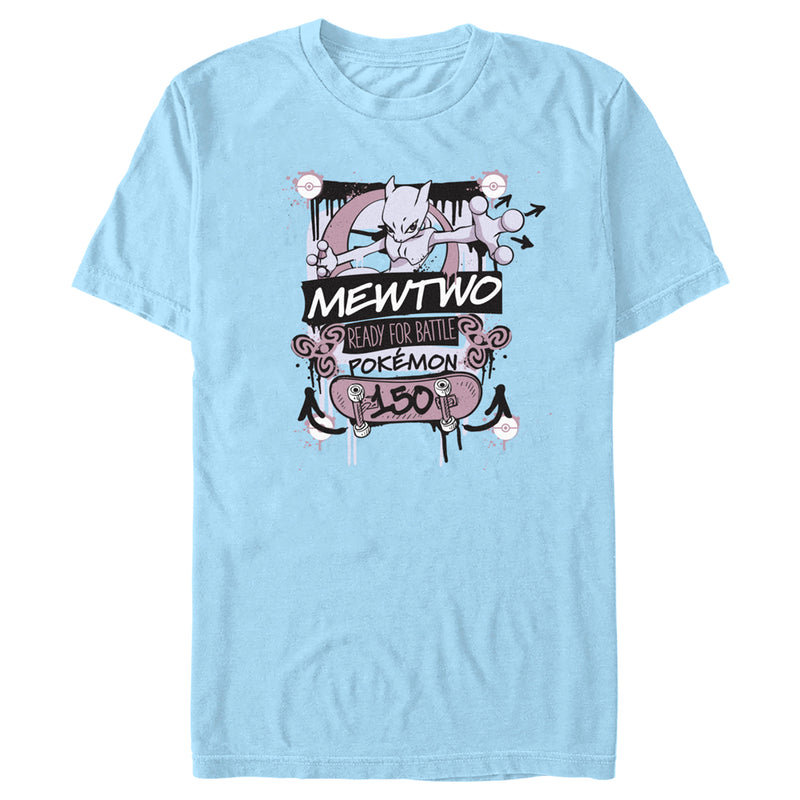 Men's Pokemon Mewtwo Ready for Battle T-Shirt