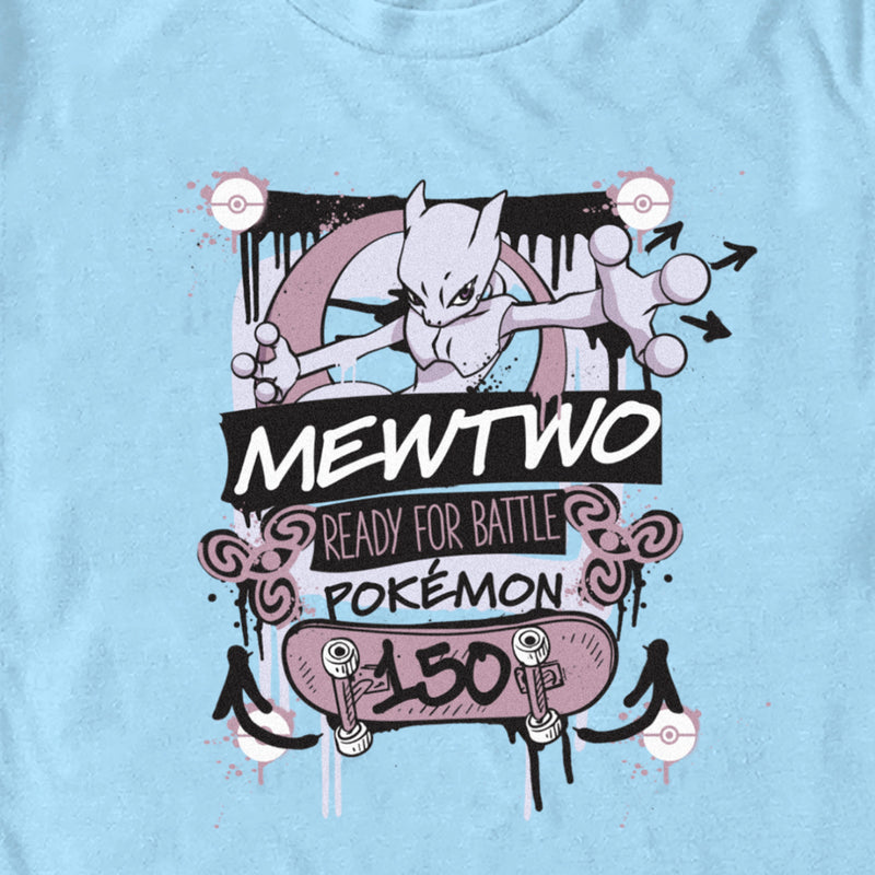 Men's Pokemon Mewtwo Ready for Battle T-Shirt