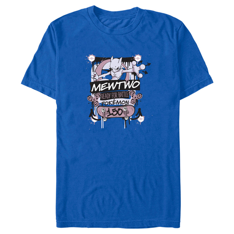 Men's Pokemon Mewtwo Ready for Battle T-Shirt