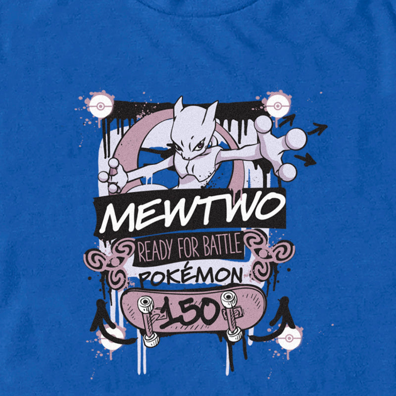Men's Pokemon Mewtwo Ready for Battle T-Shirt