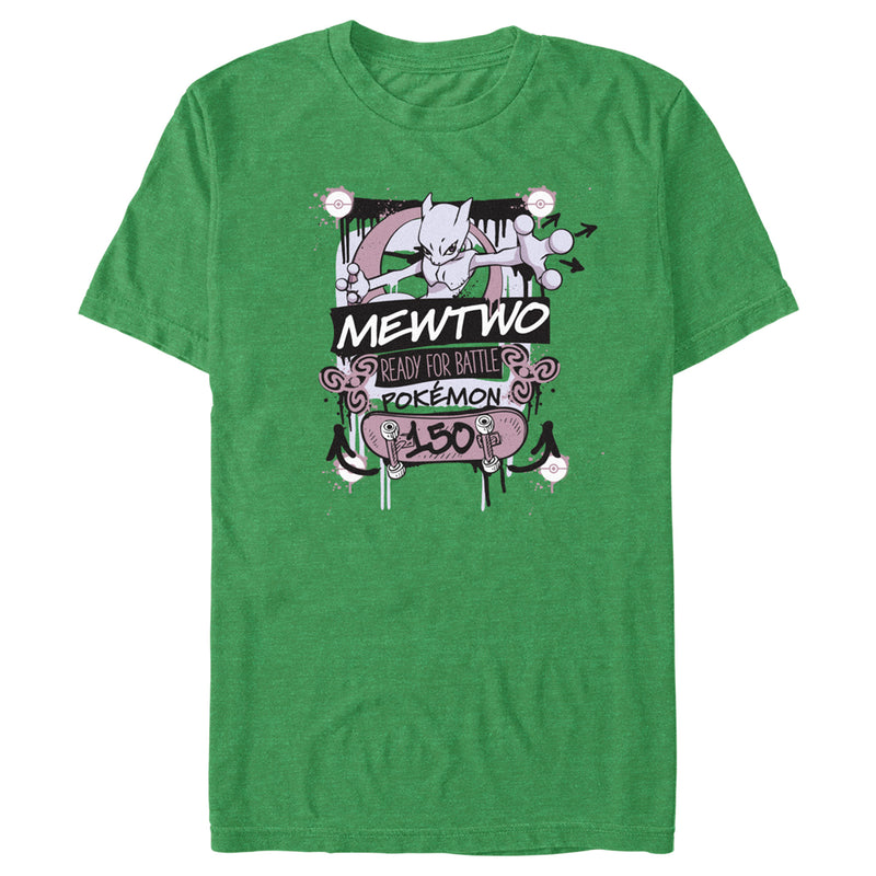 Men's Pokemon Mewtwo Ready for Battle T-Shirt