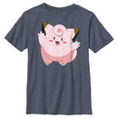 Boy's Pokemon Clefairy Large Portrait T-Shirt