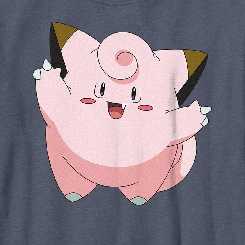 Boy's Pokemon Clefairy Large Portrait T-Shirt