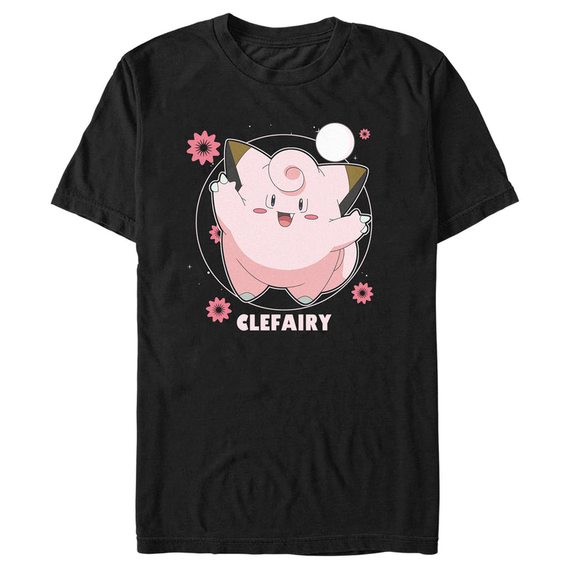 Men's Pokemon Clefairy Moonlit Dance T-Shirt