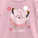 Girl's Pokemon Clefairy Moonlit Dance T-Shirt