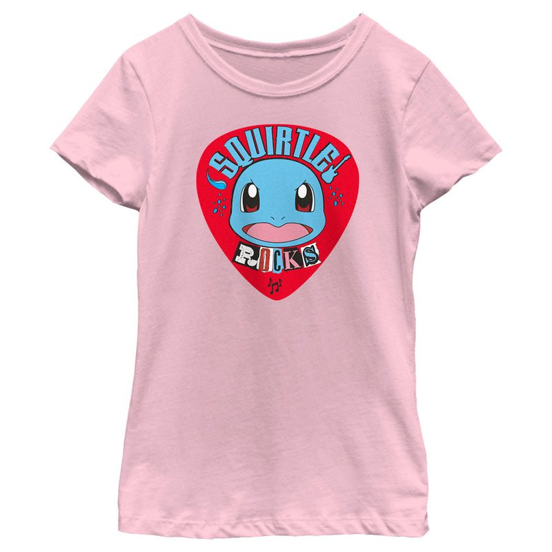 Girl's Pokemon Squirtle Rocks T-Shirt