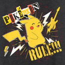 Women's Pokemon Pikachu Rules Guitar Racerback Tank Top