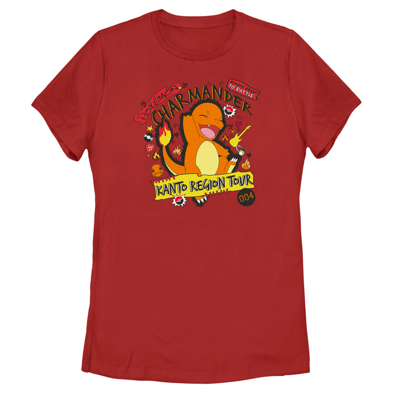 Women's Pokemon Charmander Kanto Tour T-Shirt