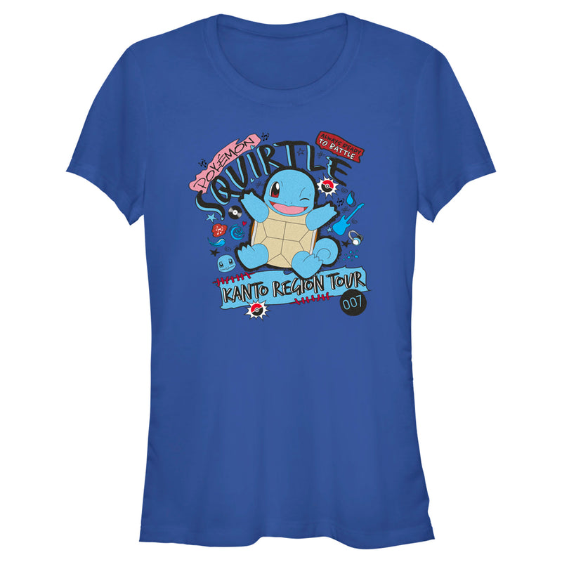 Junior's Pokemon Squirtle Kanto Tour T-Shirt