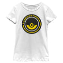 Girl's Pokemon Pokeball Circle Badge T-Shirt