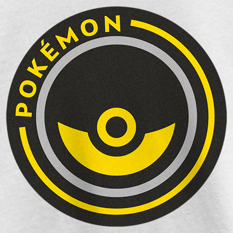 Girl's Pokemon Pokeball Circle Badge T-Shirt