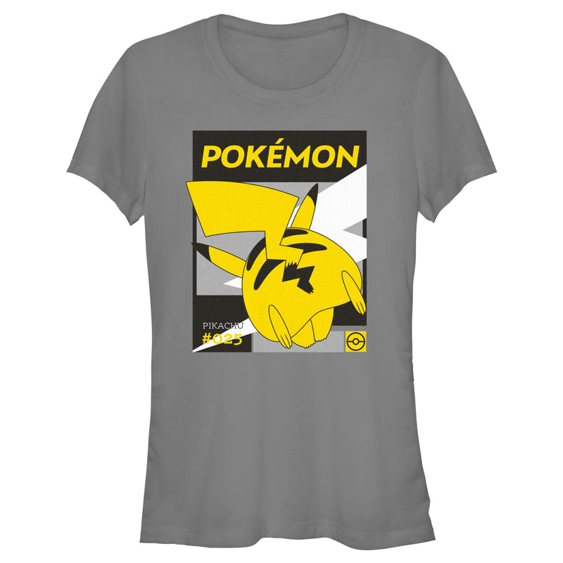 Junior's Pokemon Pikachu Back Run T-Shirt