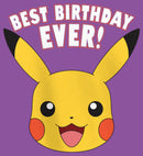 Girl's Pokemon Pikachu Best Birthday Ever T-Shirt