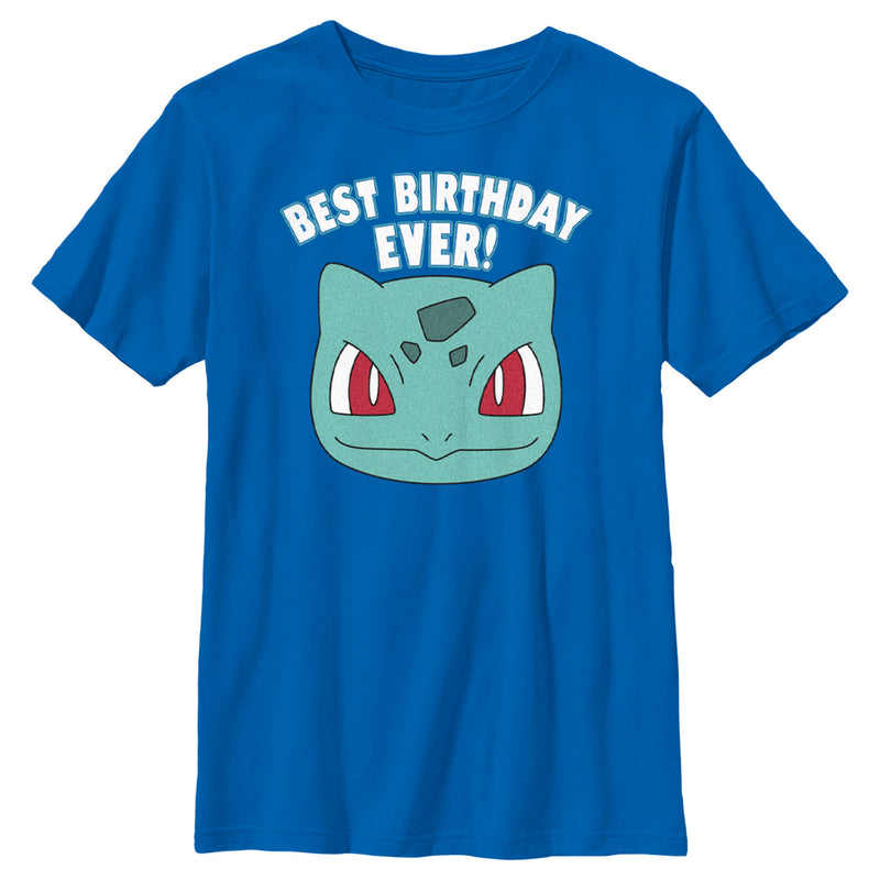 Boy's Pokemon Bulbasaur Best Birthday Ever T-Shirt