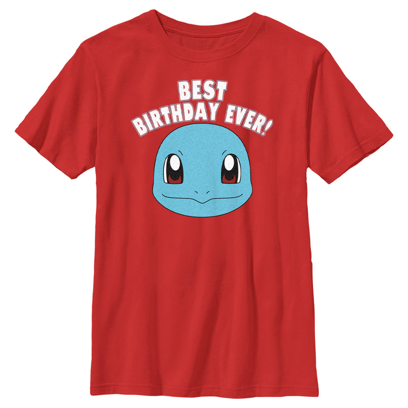 Boy's Pokemon Squirtle Best Birthday Ever T-Shirt