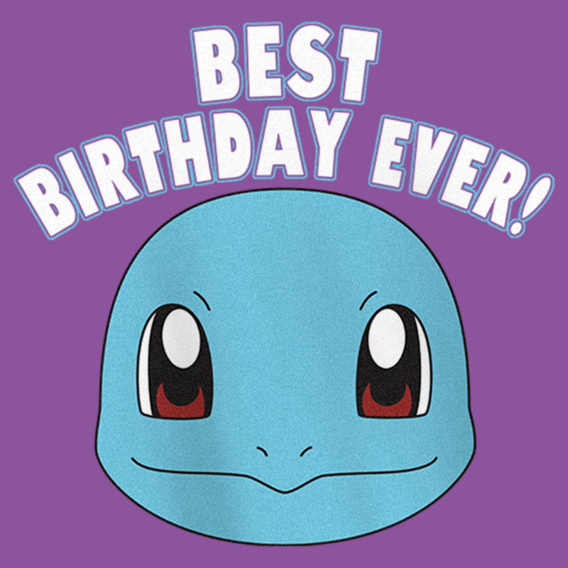 Girl's Pokemon Squirtle Best Birthday Ever T-Shirt