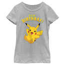 Girl's Pokemon Pikachu It's My Birthday T-Shirt