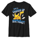 Boy's Pokemon Pikachu Have a Charged Up Birthday T-Shirt