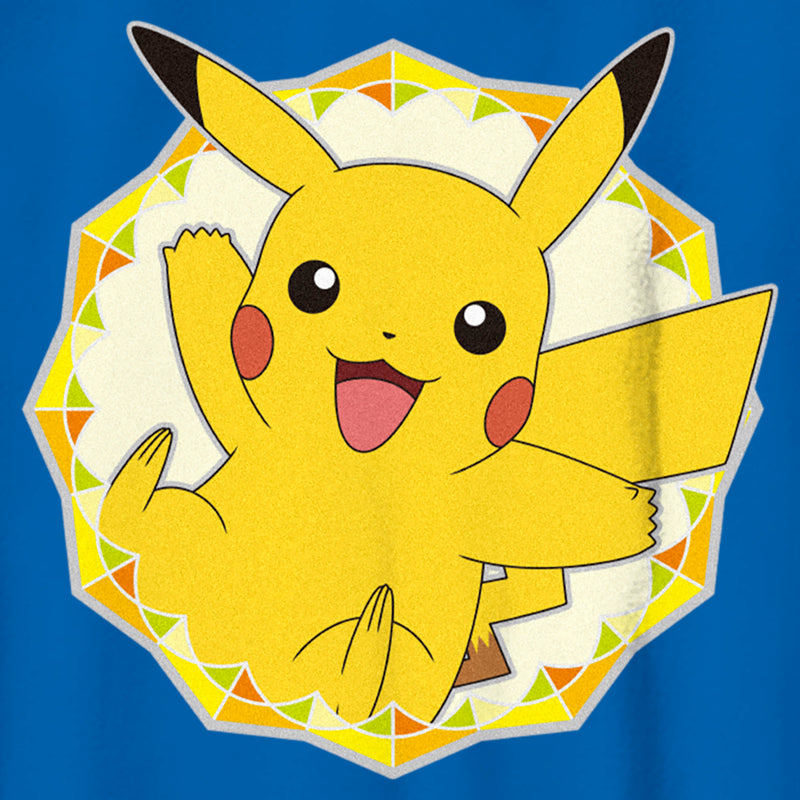 Boy's Pokemon Pikachu Circle T-Shirt