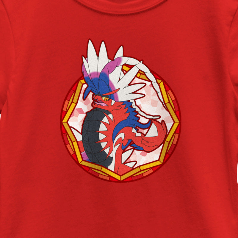 Girl's Pokemon Koraidon Circle T-Shirt