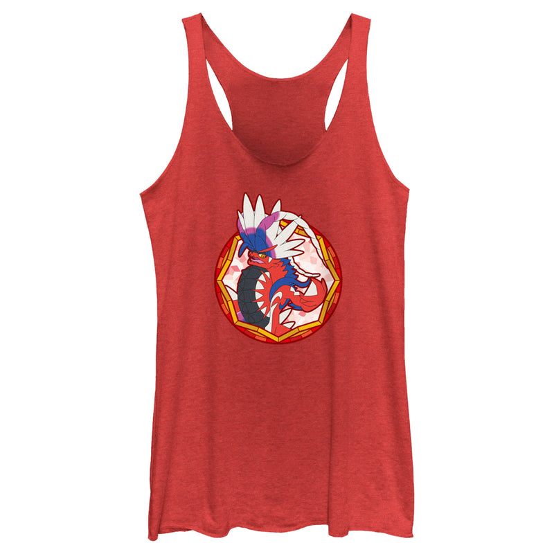 Women's Pokemon Koraidon Circle Racerback Tank Top