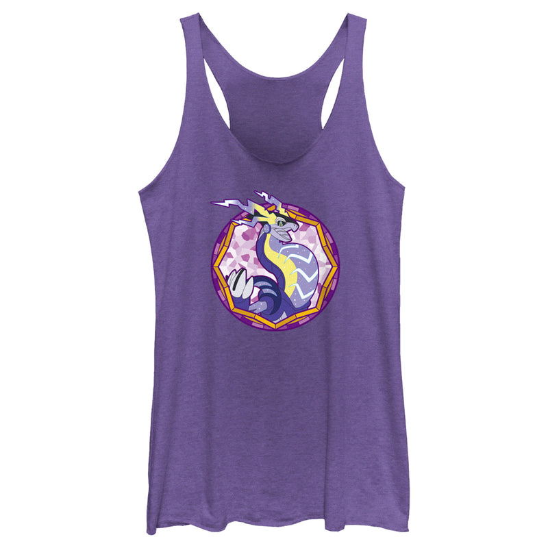Women's Pokemon Miraidon Circle Racerback Tank Top