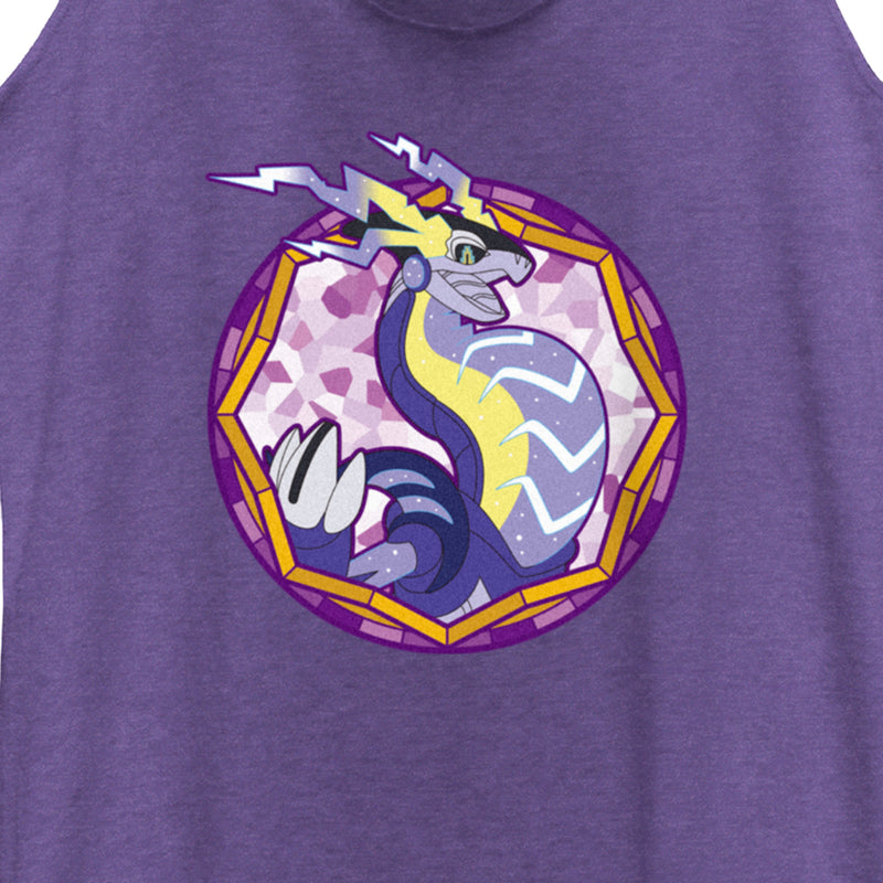 Women's Pokemon Miraidon Circle Racerback Tank Top