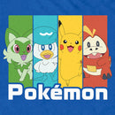 Men's Pokemon Colorful Friends T-Shirt