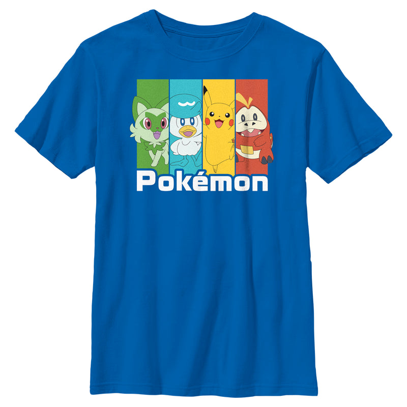Boy's Pokemon Colorful Friends T-Shirt