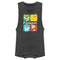 Junior's Pokemon Colorful Square Characters Festival Muscle Tee