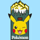 Men's Pokemon Mountain Pikachu T-Shirt