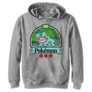 Boy's Pokemon Icon Bulbasaur 001 Pull Over Hoodie