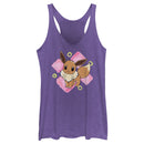 Women's Pokemon Watercolor Eevee Racerback Tank Top