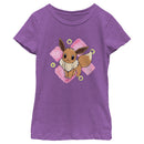 Girl's Pokemon Watercolor Eevee T-Shirt