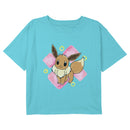 Girl's Pokemon Brush Watercolor Eevee T-Shirt