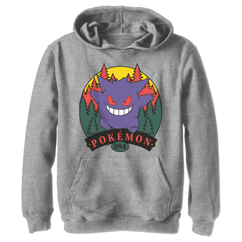 Boy's Pokemon Icon Gengar 094 Pull Over Hoodie