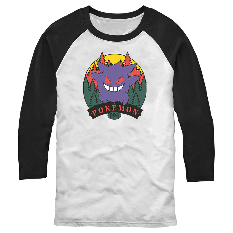 Men's Pokemon Icon Gengar 094 Baseball Tee